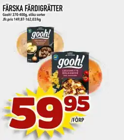 Din Mat Gooh! Färska färdigrätter erbjuda