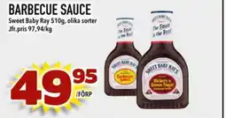 Din Mat Sweet Baby Ray Barbecue sauce erbjuda