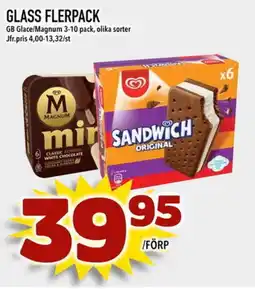 Din Mat GB Glace / Magnum Glass flerpack erbjuda