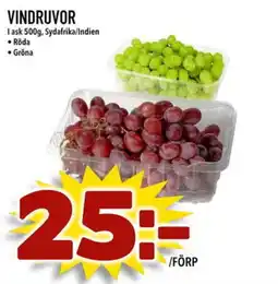 Din Mat Vindruvor erbjuda