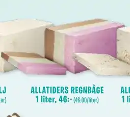 Hemglass ALLATIDERS REGNBÅGE 1 liter erbjuda