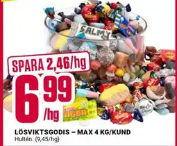 ÖoB Lösviktsgodis erbjuda