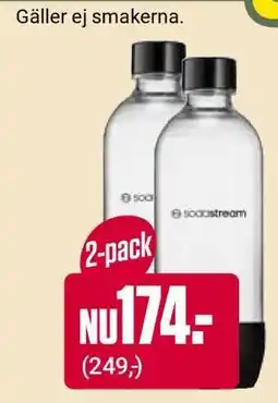 ÖoB SodaStream 2-pack erbjuda