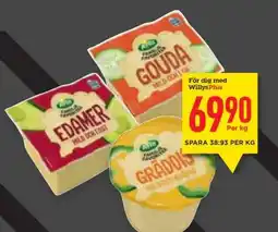 Willys Edamer, Gouda, Gräddost erbjuda