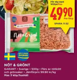Willys Nöt & Grönt erbjuda