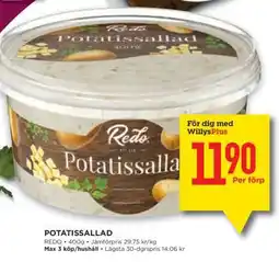Willys POTATISSALLAD erbjuda