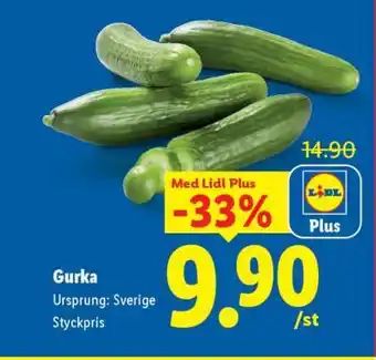 Lidl Gurka erbjuda