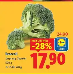 Lidl Broccoli erbjuda