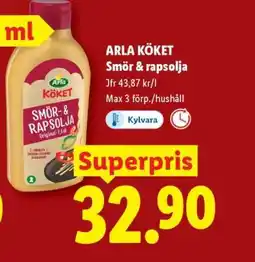 Lidl Arla köket smör & rapsolja erbjuda