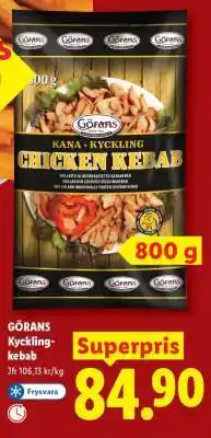 Lidl Görans Kyckling-kebab erbjuda