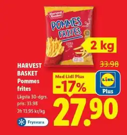 Lidl HARVEST BASKET Pommes frites erbjuda