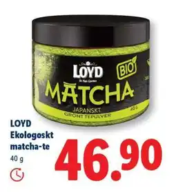 Lidl LOYD Ekologoskt matcha-te erbjuda