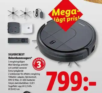 Lidl SILVERCREST Robotdammsugare erbjuda