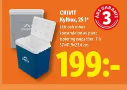 Lidl CRIVIT Kylbox, 25 l erbjuda