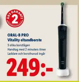 Lidl ORAL-B PRO Vitality eltandborste erbjuda
