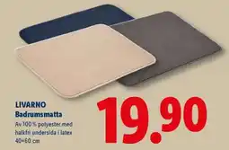 Lidl Livarno Badrumsmatta erbjuda