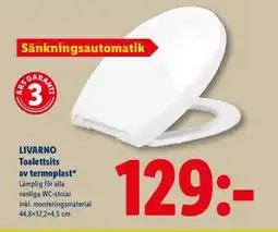 Lidl LIVARNO Toalettsits av termoplast erbjuda