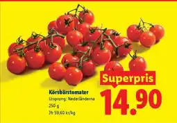 Lidl Körsbärstomater erbjuda