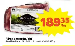 Coop Färsk Entrecôte/Biff erbjuda
