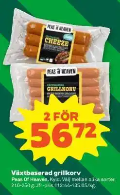 Coop Växtbaserad grillkorv erbjuda