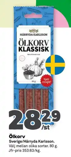 Coop ÖLKORV erbjuda