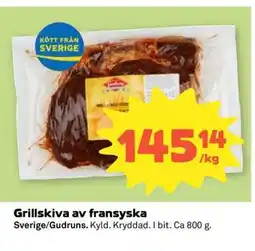 Coop Grillskiva av fransyska erbjuda