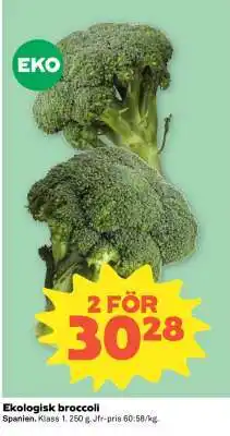 Coop Ekologisk broccoli erbjuda