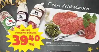 Coop Salami erbjuda
