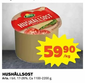 Coop Daglivs Hushållsost erbjuda