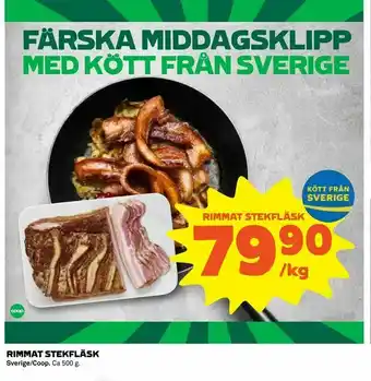 Coop Daglivs Rimmat stekfläsk erbjuda