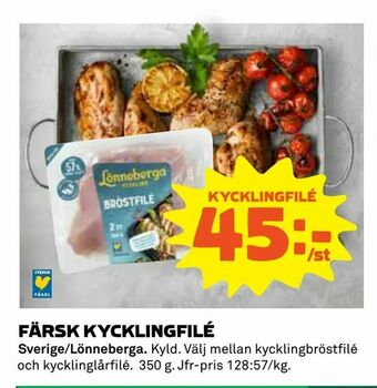Coop Daglivs Färsk kycklingfilé erbjuda