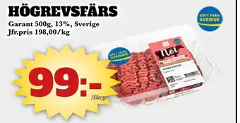 Garant Högrevsfärs