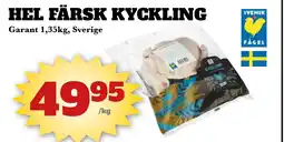 Bonum Matmarknad Garant Hel färsk kyckling erbjuda