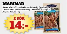 Bonum Matmarknad Santa Maria Marinad erbjuda