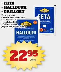 Bonum Matmarknad ZETA Feta • halloumi • grillost erbjuda