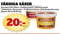 Bonum Matmarknad Jureskog Färdiga såser erbjuda