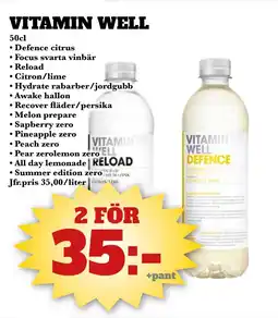 Bonum Matmarknad Vitamin Well erbjuda
