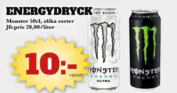 Bonum Matmarknad Monster Energydryck erbjuda