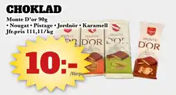 Bonum Matmarknad Monte D'or Choklad erbjuda