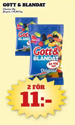 Bonum Matmarknad Cloetta Gott & blandat erbjuda