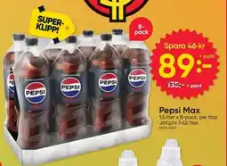 DollarStore Pepsi Max erbjuda