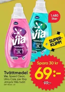 DollarStore Via Tvättmedel erbjuda