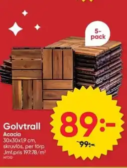 DollarStore Acacia Golvtrall erbjuda