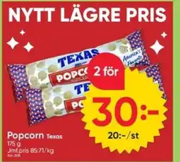 DollarStore Texas Popcorn erbjuda