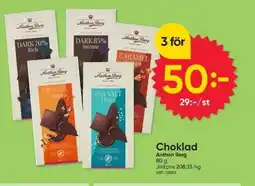 DollarStore Anthon Berg Choklad erbjuda