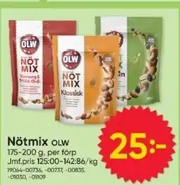 DollarStore OLW Nötmix erbjuda