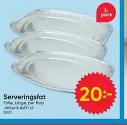 DollarStore Serveringsfat erbjuda