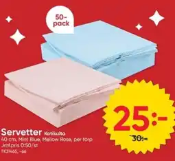 DollarStore Servetter Kotikulta erbjuda