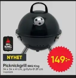 DollarStore BBQ King Picknickgrill erbjuda