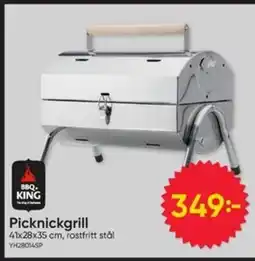 DollarStore BBQ King Picknickgrill erbjuda